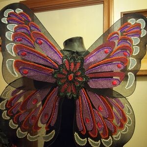Colorful Butterfly Wing Costume